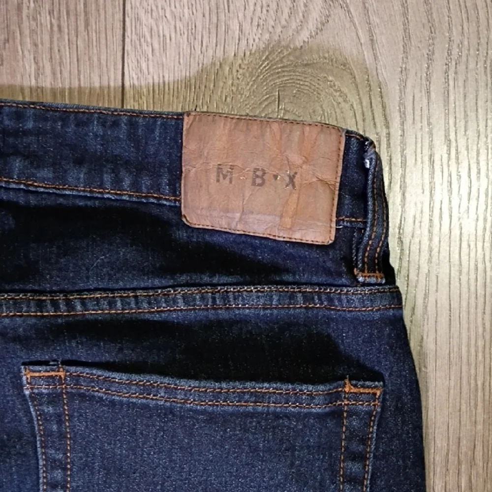 MBX Dark Wash Slim‎ Fit Jeans for Men Size W36 L32